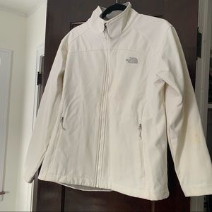 The North Face White Zip Up
